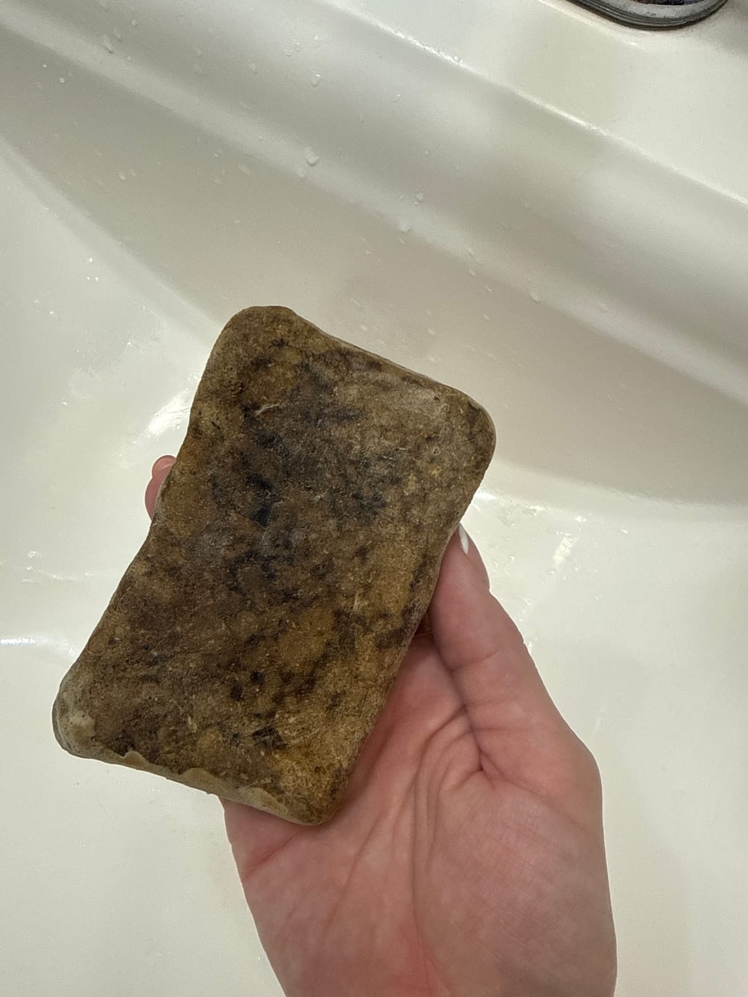 Customer photo review of 100% Raw African Black Soap