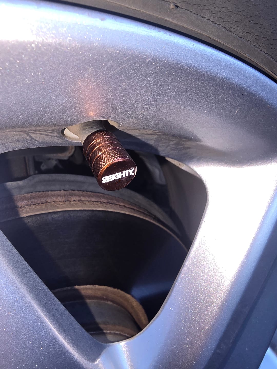 Customer photo review of 80Eighty® Bronze Valve Stem Caps
