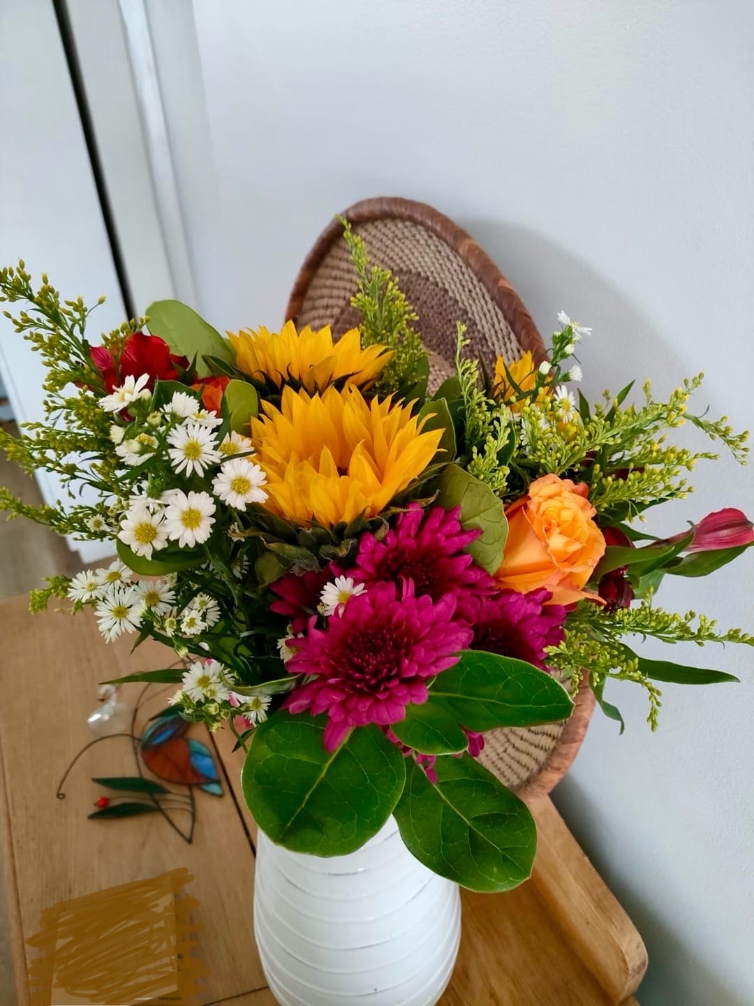 Customer photo review of Blooming Sunshine Flower Bouquet