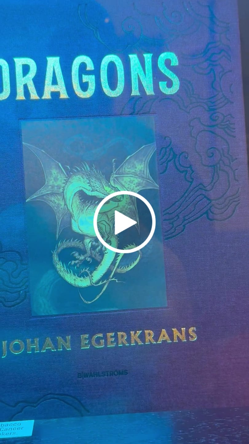 Customer video review of DRAGONS - SIGNED BOOK & PRINT