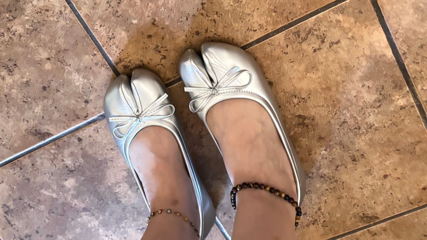 Customer photo review of Bailarinas Tabi Valentina