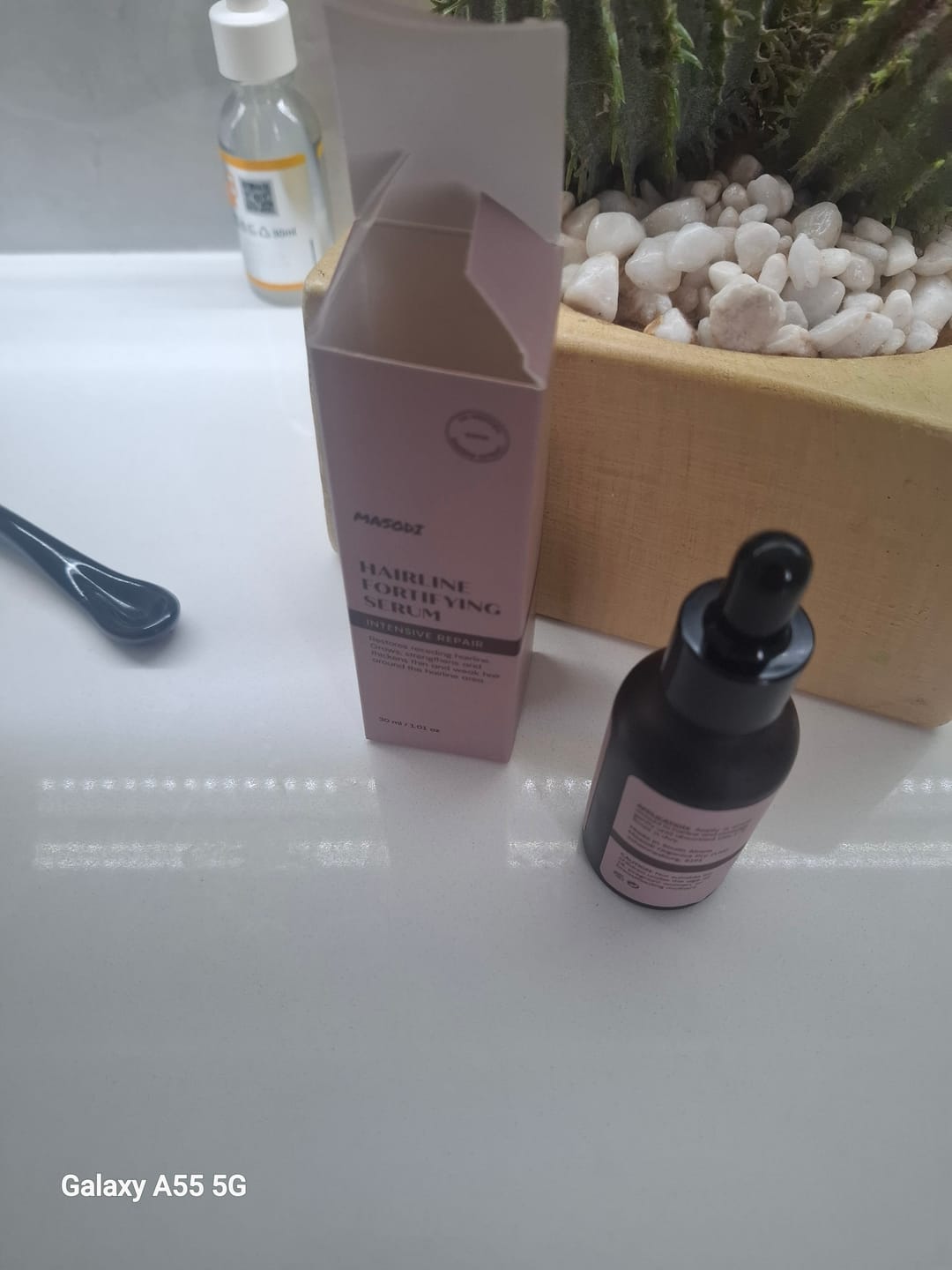 Customer photo review of Minoxidil Hairline Serum 30ml