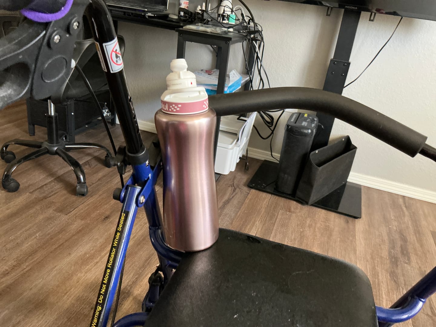 Customer photo review of 32oz. Rose Gold Stainless Steel Bottle Starter Kit