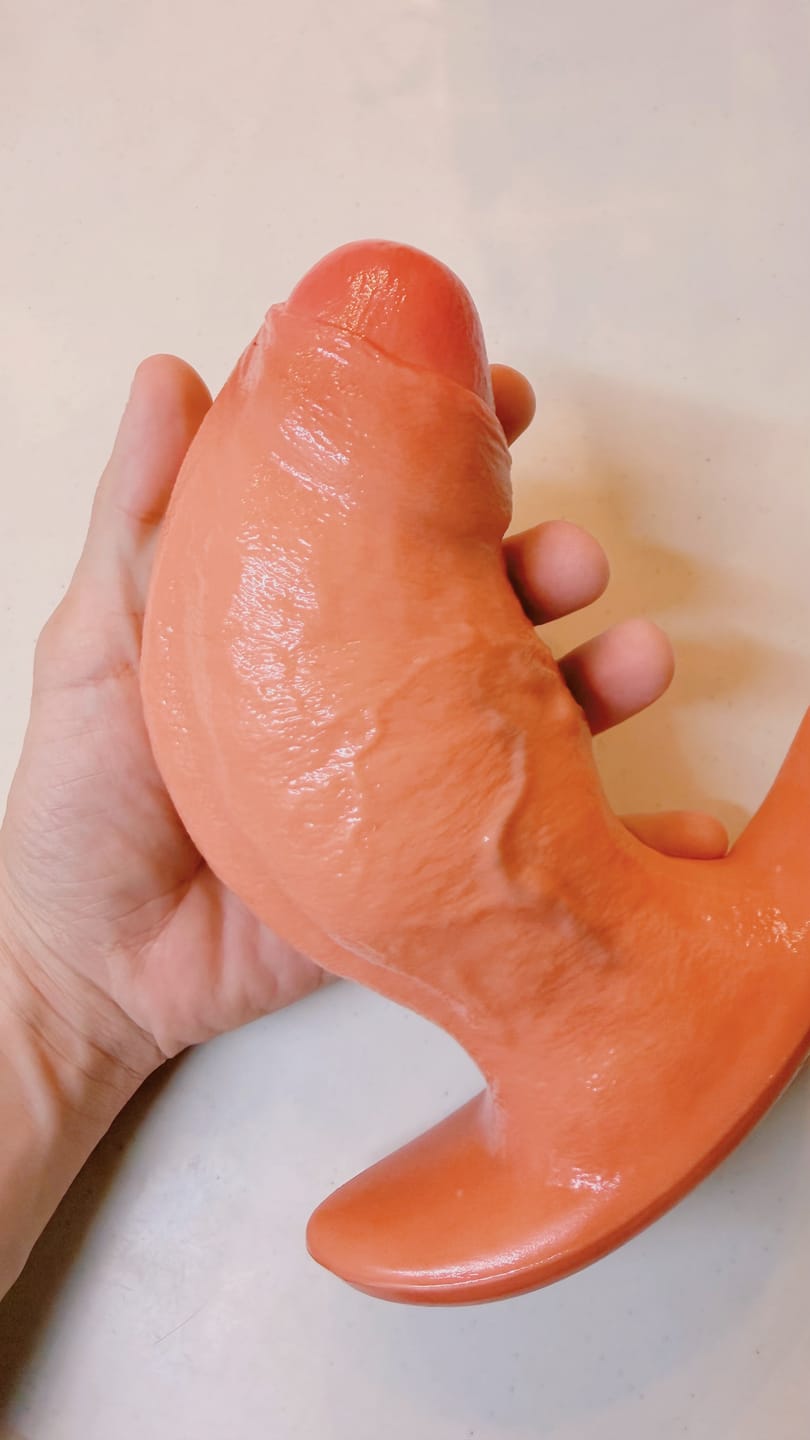 Customer photo review of MAPARON コア ディルド アナルプラグ アナル開発 アンカー形台座 外出用可 凹凸あり 玉なし 液体シリコン 五つのサイズ