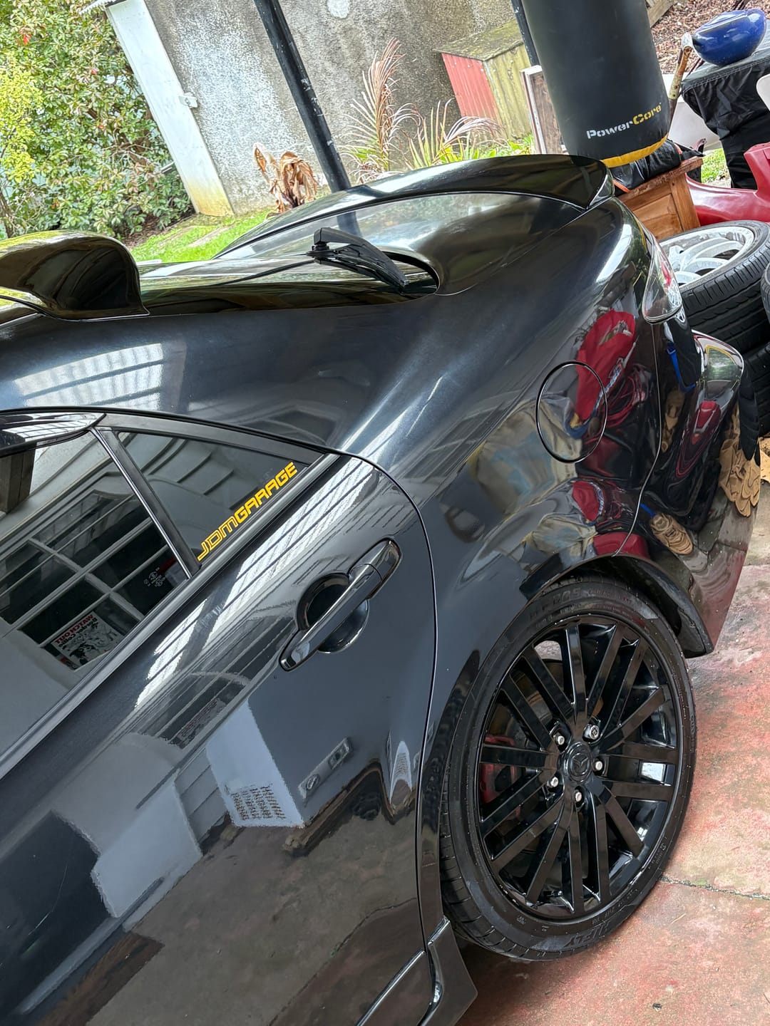 Customer photo review of JDM Garage Sticker