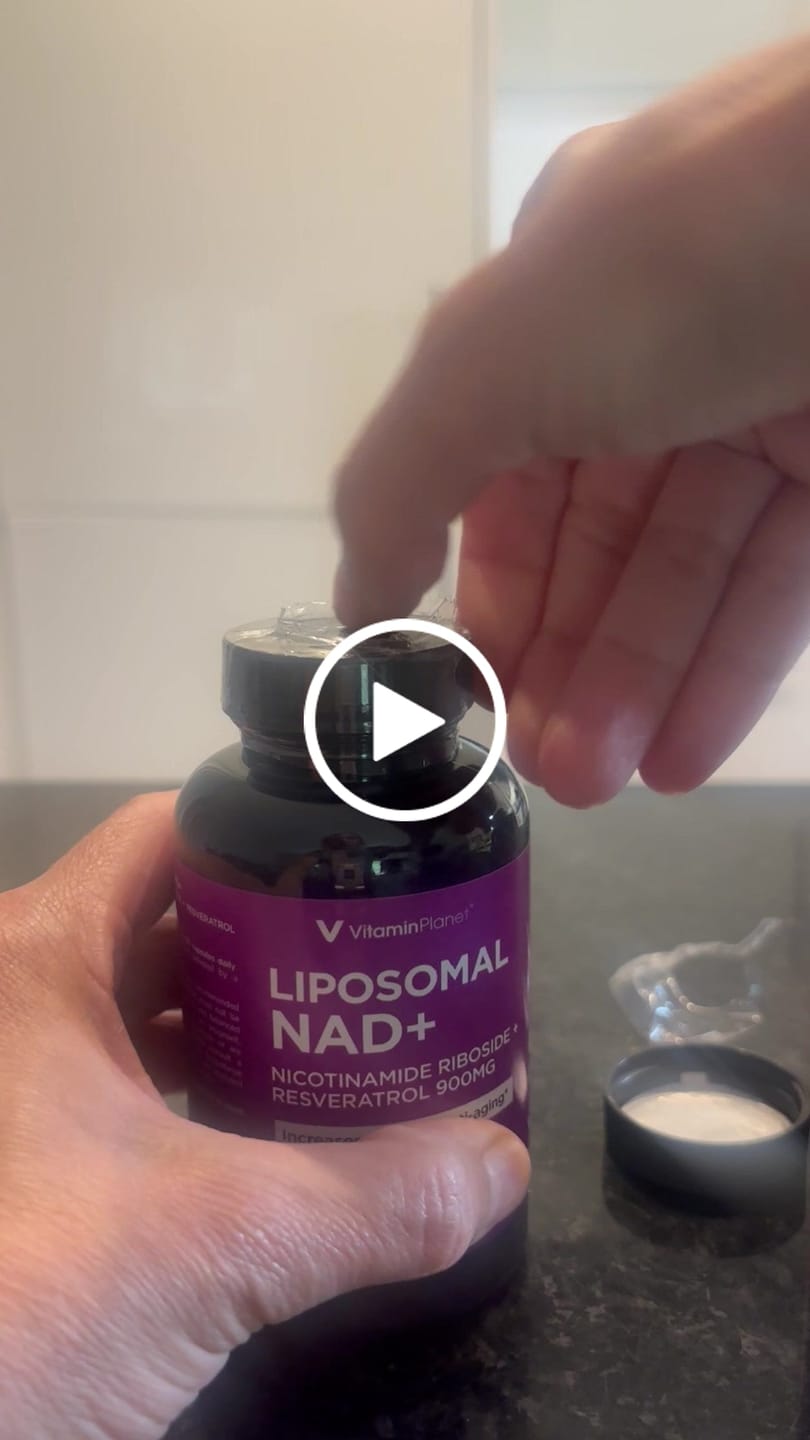 Customer video review of Vitamin Planet Liposomal NAD+ 900mg with NR, Quercetin & Resveratrol, 60 Capsules