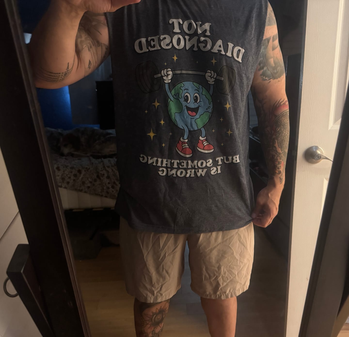 Customer photo review of Not Diagnosed T-Shirt