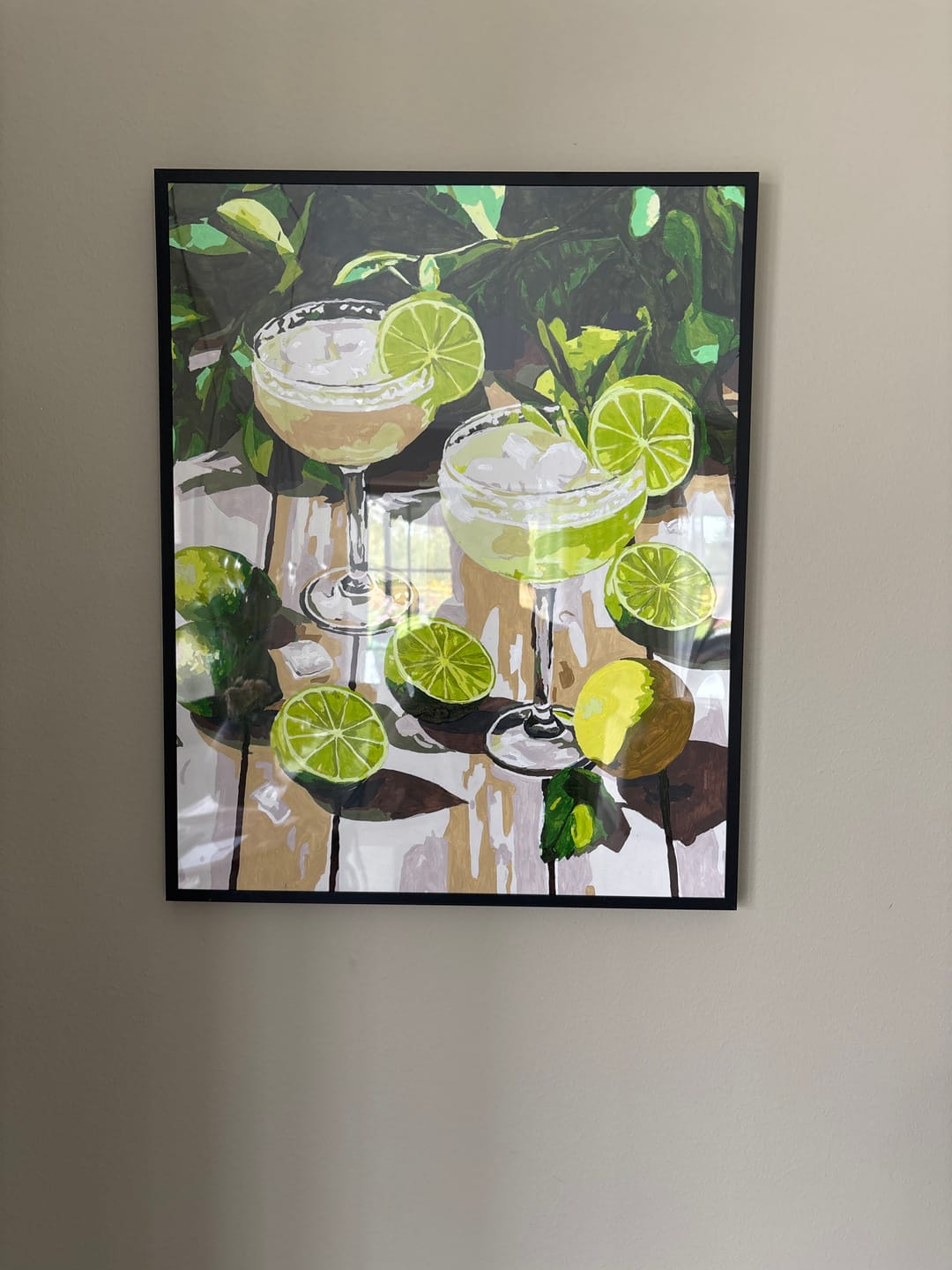 Customer photo review of Margarita cocktails | Paint by Numbers