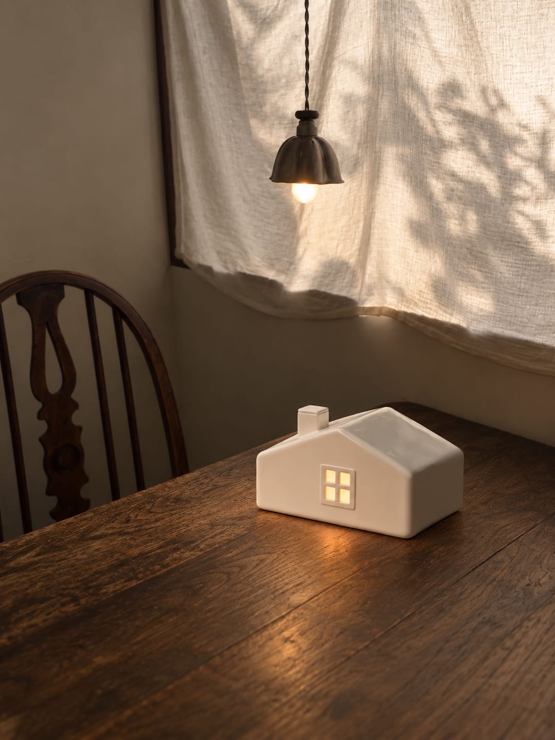 Customer photo review of Forever Home — Lighted Ceramic Pet Urn