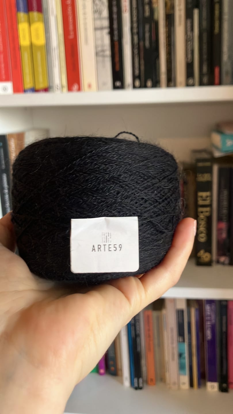 Customer photo review of Baby alpaca Lace verde oscuro melange C847