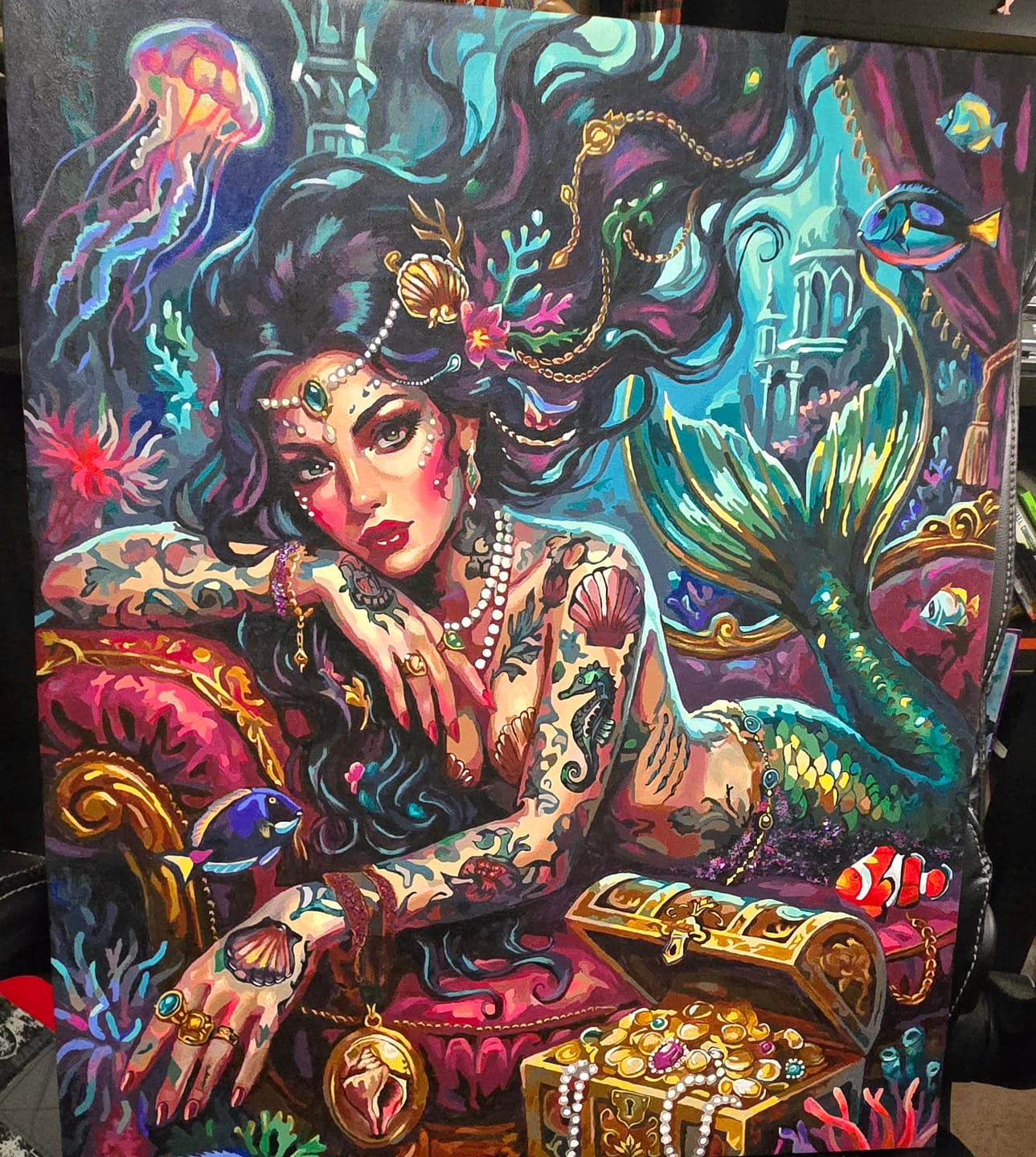 Customer photo review of Design Your Own Paint by Number with AI
