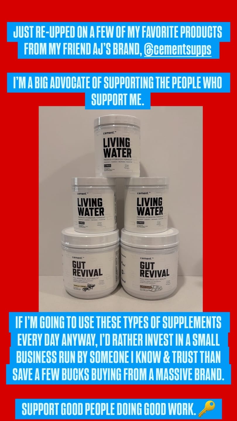 Customer photo review of Cement Factory GUT REVIVAL Gut Health Formula