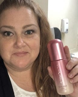 Customer photo review of ForChics Body Mist