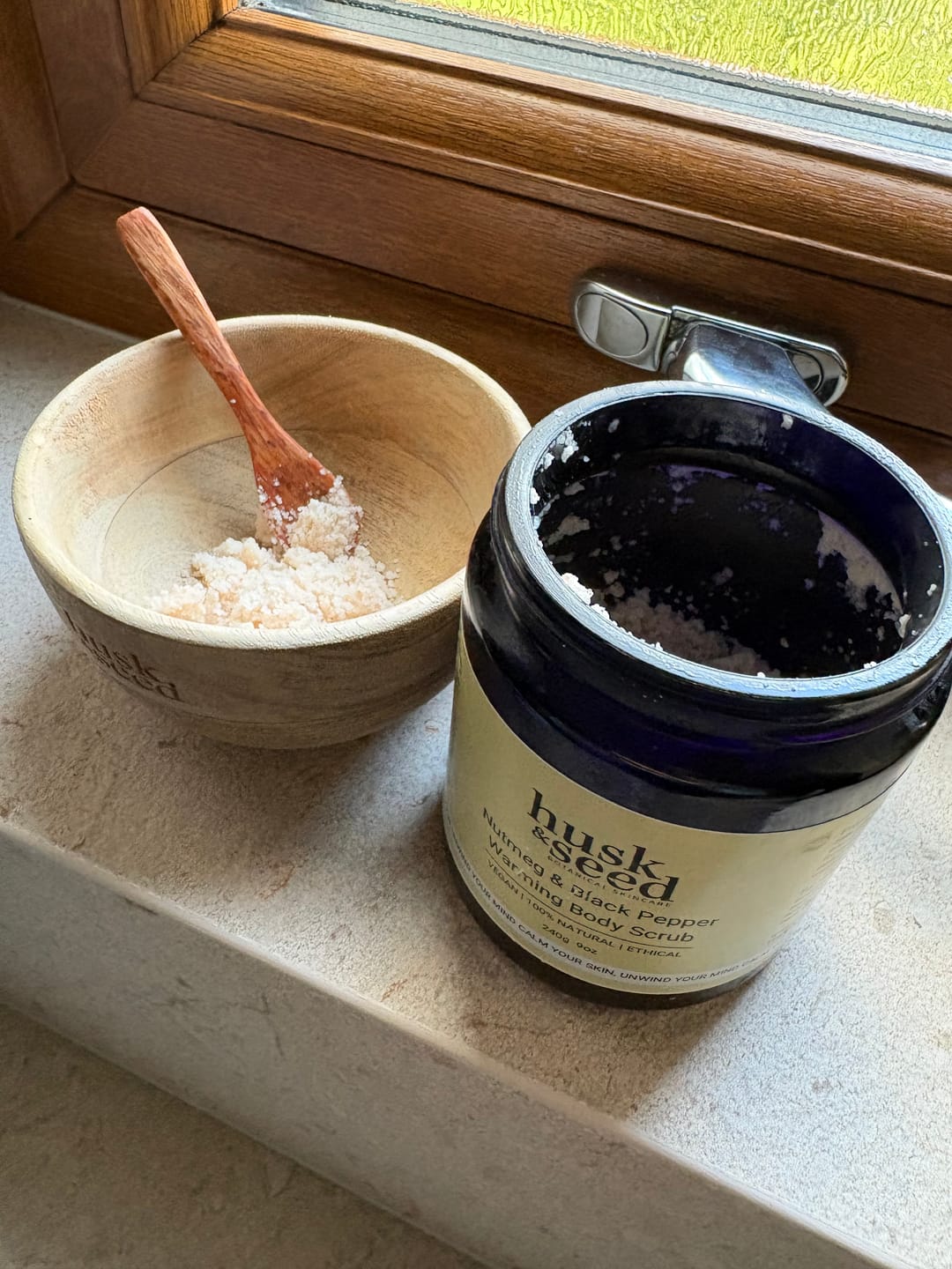 Customer photo review of Mineral-rich Aromatherapy Body Scrubs