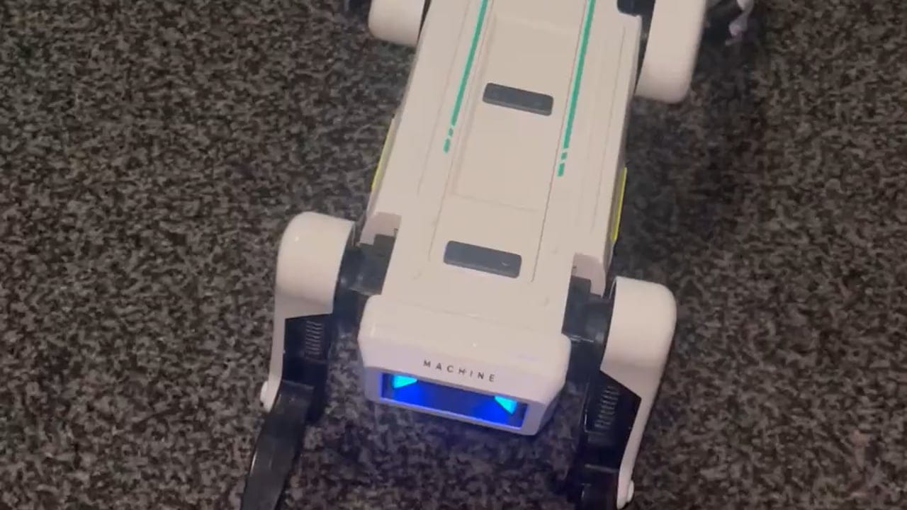 Customer photo review of 3-in-1 Interactive Robot Dog with Voice Control, Remote & Programmable Tricks