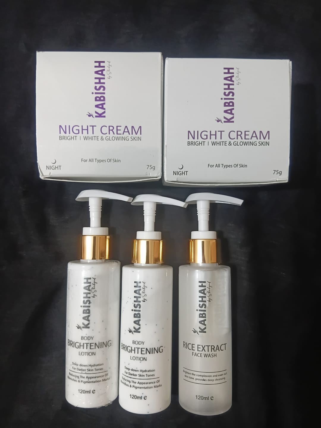 Customer photo review of Full Body Brightening Cream Double Pack