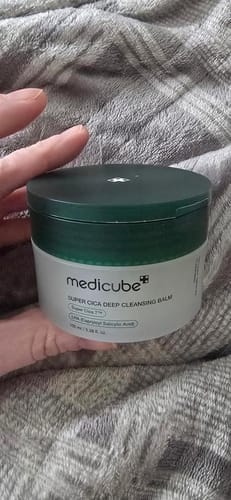 Customer photo review of Super Cica Exfoliating Cleansing Balm