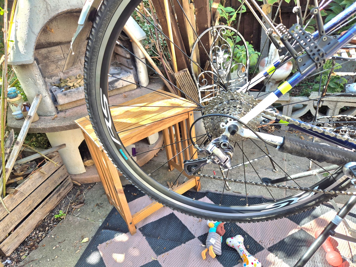 Customer photo review of Shimano RS100 700c Quick Release Road Wheelset
