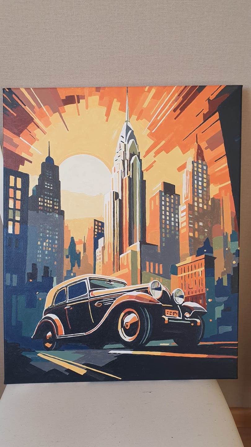 Customer photo review of Voiture Art Déco à New York