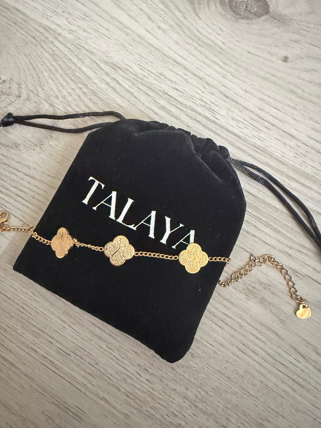 Customer photo review of Shukr | Sabr | Tawakkul Kleeblatt Armband
