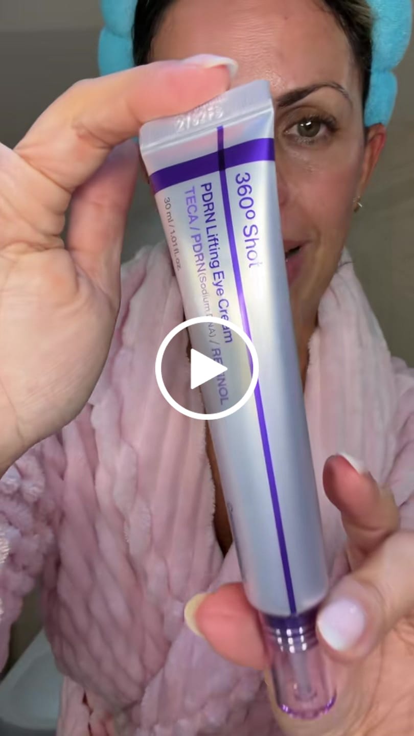 Customer video review of 360º Shot PDRN lifting Eye cream 30ml