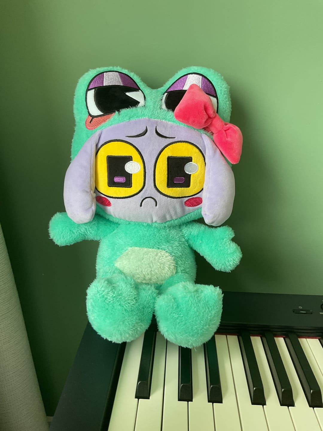 Customer photo review of Ribbit-Suit Jax Plush