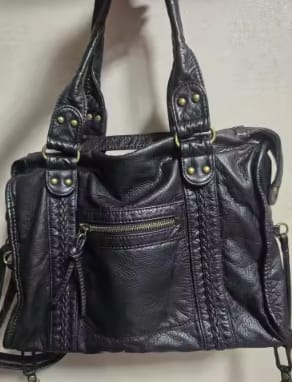 Customer photo review of Sac Cabas Cuir Femme Tendance -  Anne