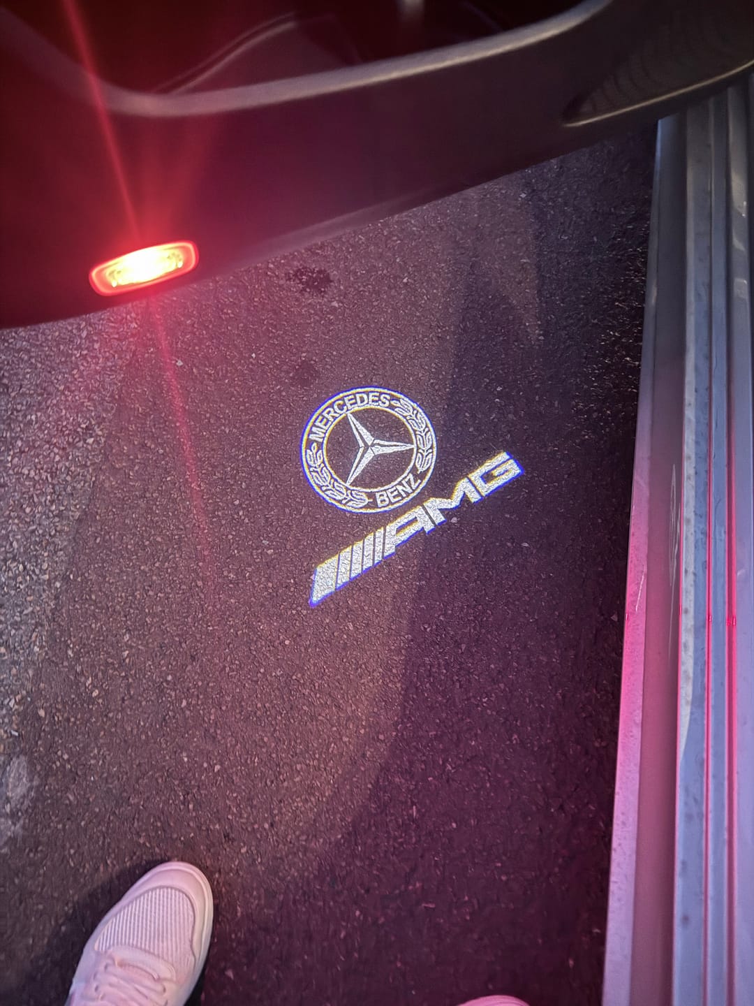 Customer photo review of MERCEDES DOOR LIGHTS