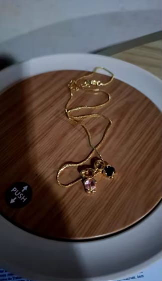 Customer photo review of Colgante Abuela y Nietos personalizado