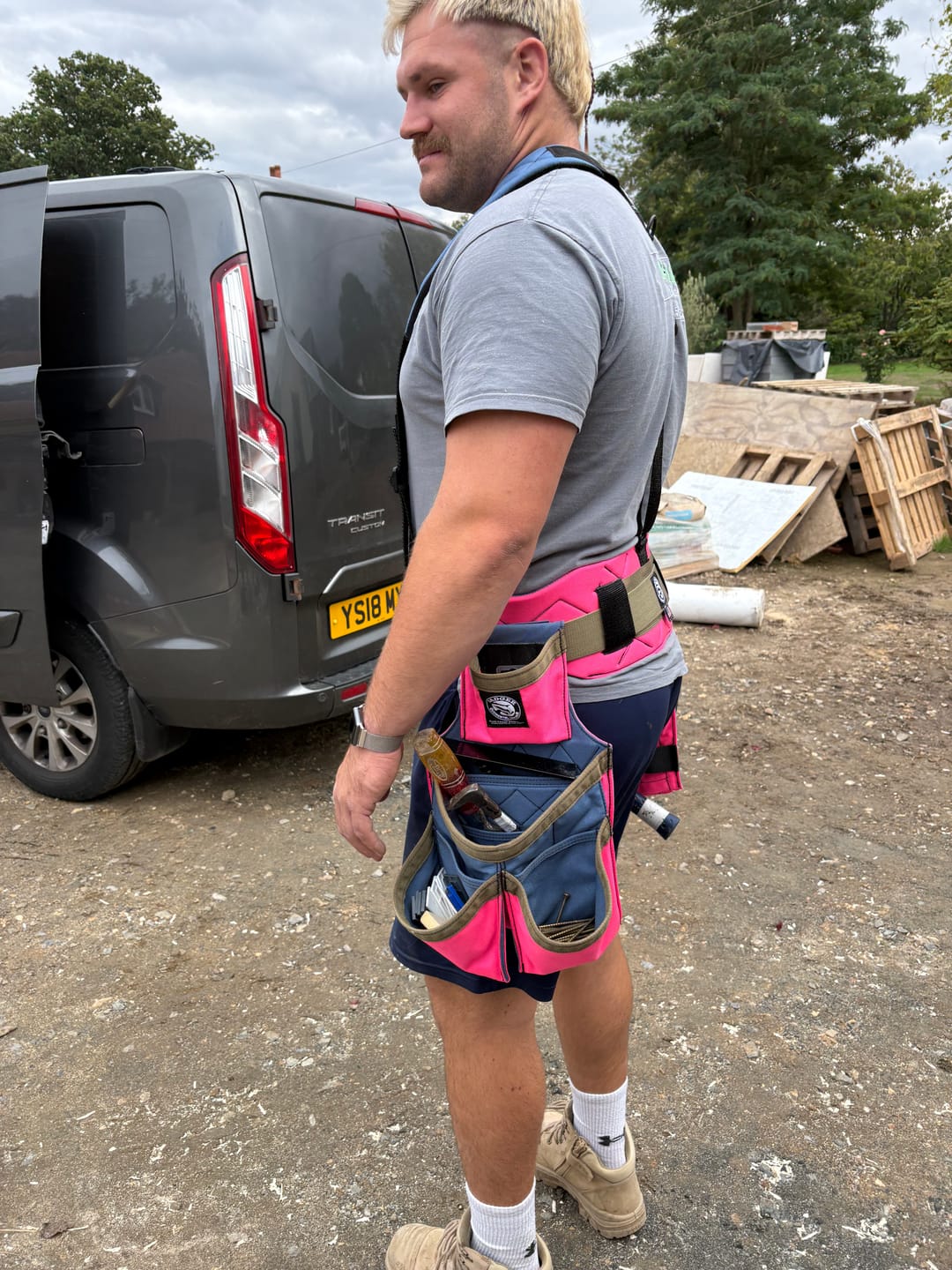 Customer photo review of Badger Toolbelts x Made to Order | Carpenter Side-By-Side Tool Belt Setup - Inside-Out