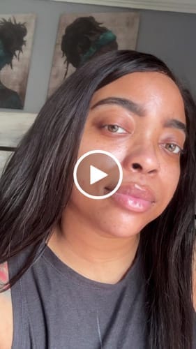 Customer photo review of Korean Collagen Night Wrapping Mask