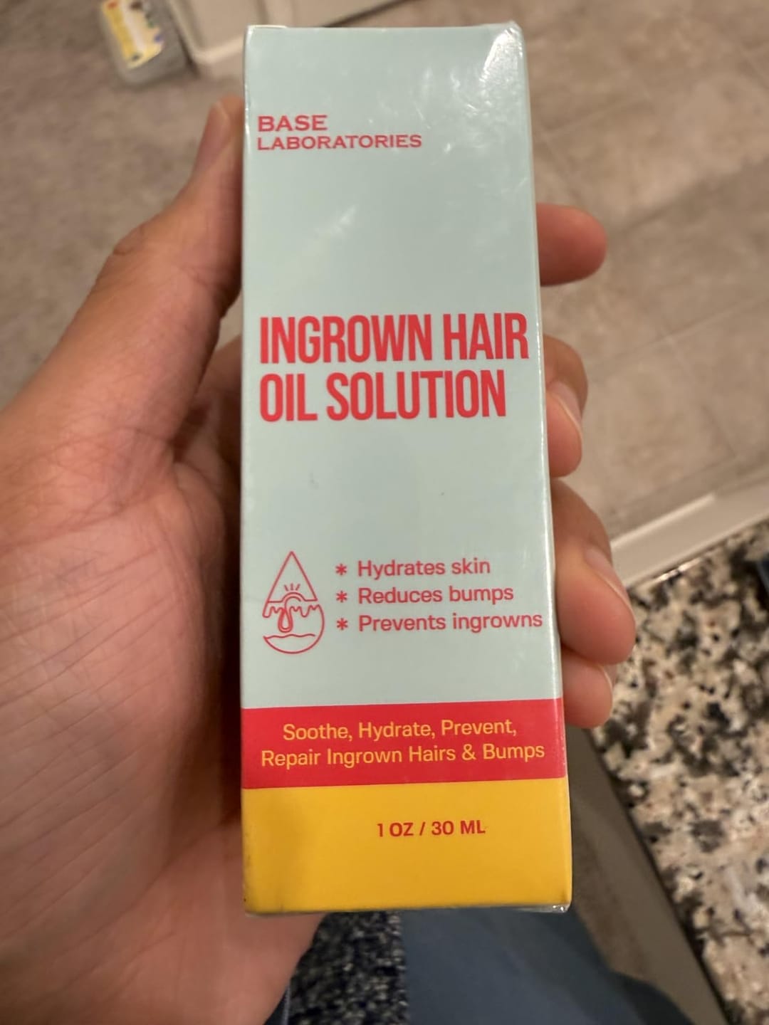 Customer photo review of Ingrown Hair Reset Duo