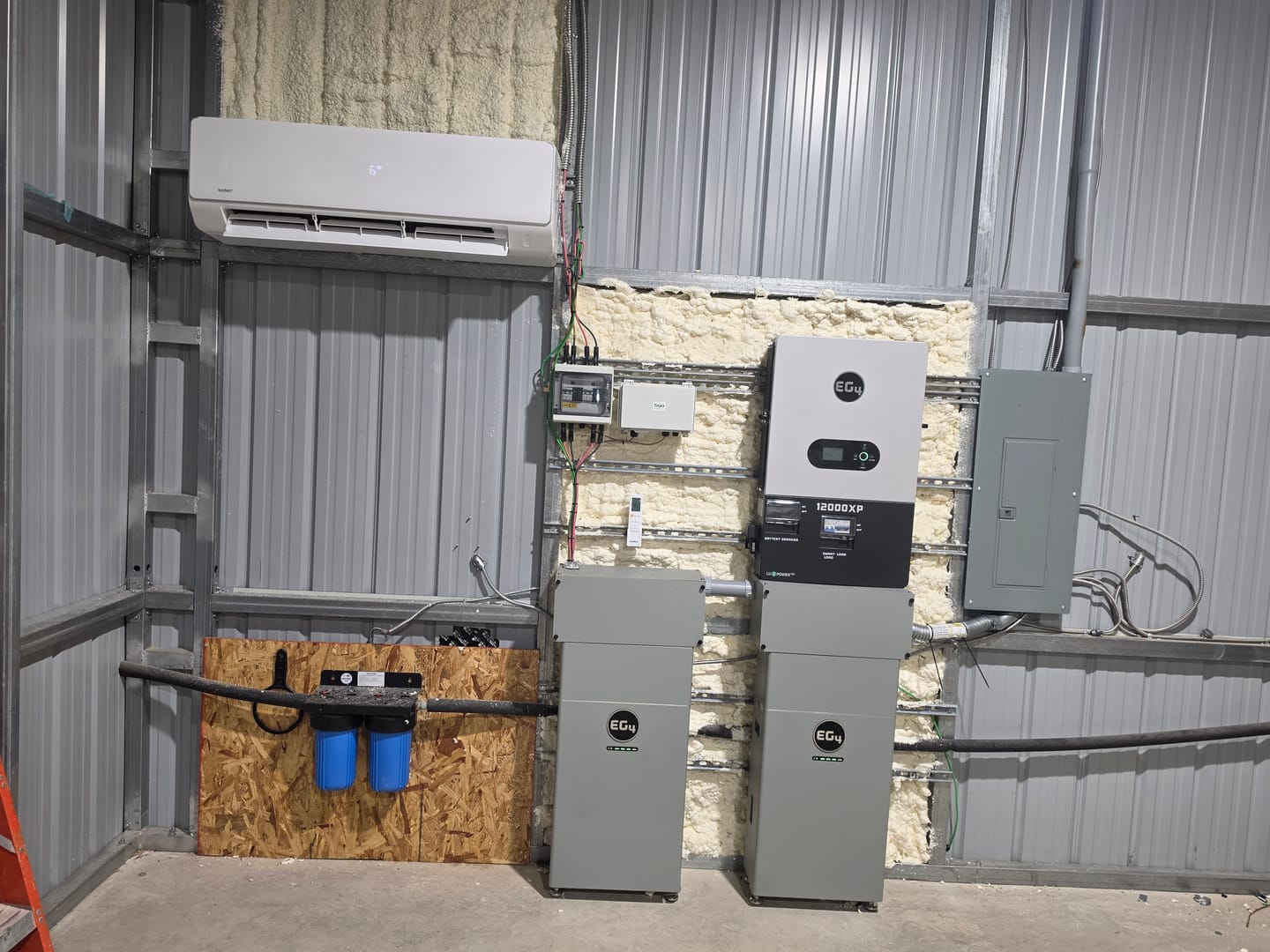 Customer photo review of EG4 12000XP Off-Grid Inverter V2 | 48V Split Phase | 24kW PV Input | 12kW Power Output