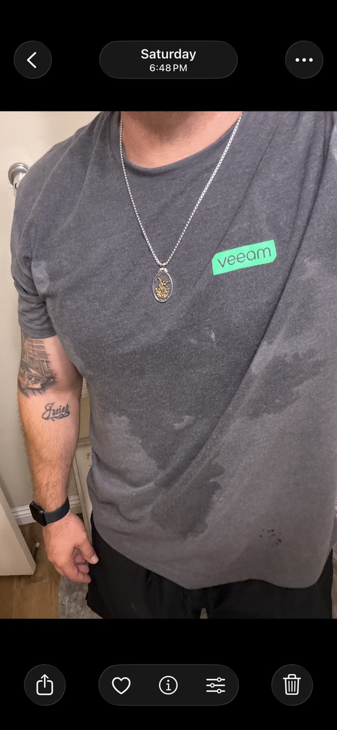 Customer photo review of ST. MICHAELS BADGE.