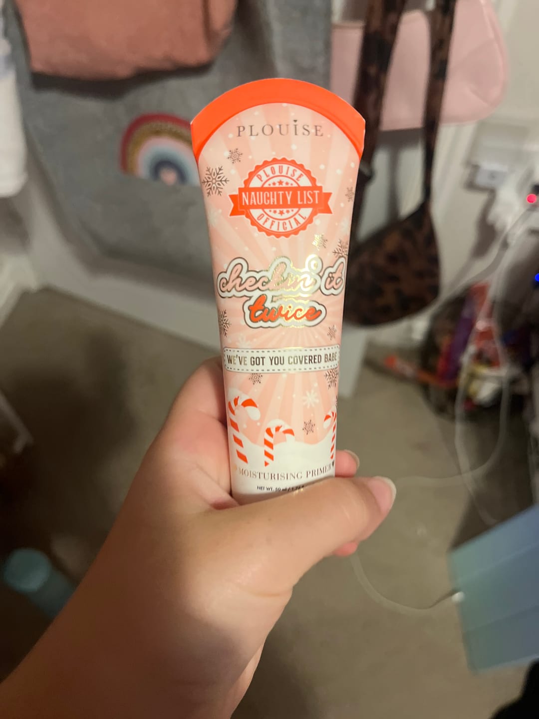 Customer photo review of Checkin’ It Twice Moisturising Primer