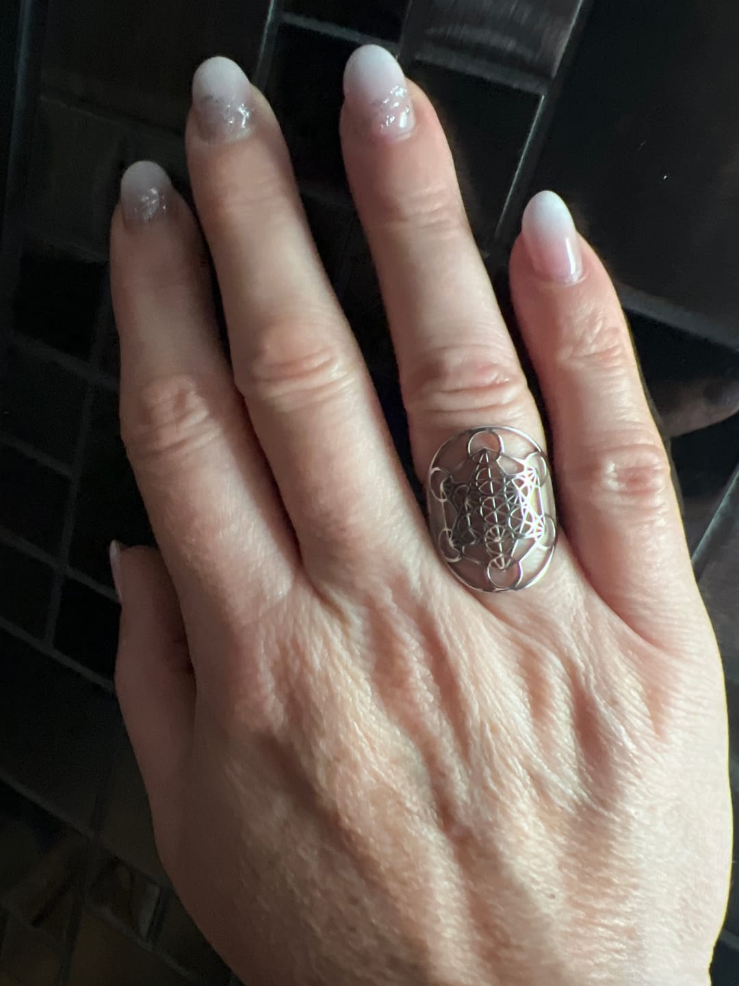 Customer photo review of Bague Ajustable Métatron