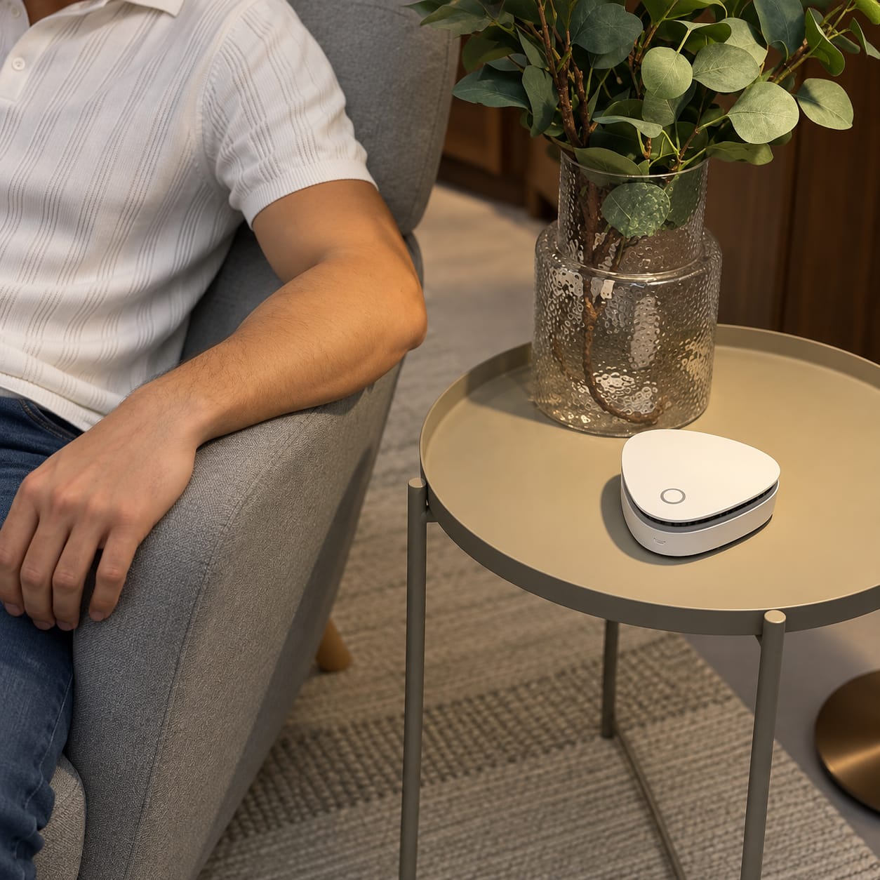 Customer photo review of Luktro™ — Rök fritt. Besiktningen kostar dig aldrig depositionen.