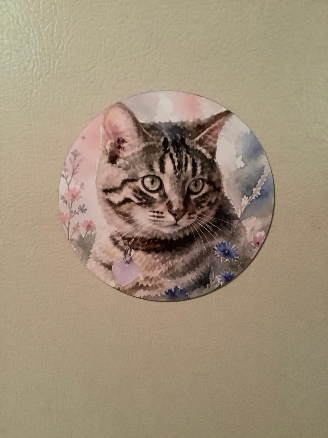 Customer photo review of Watercolor - Personalized Car Magnet