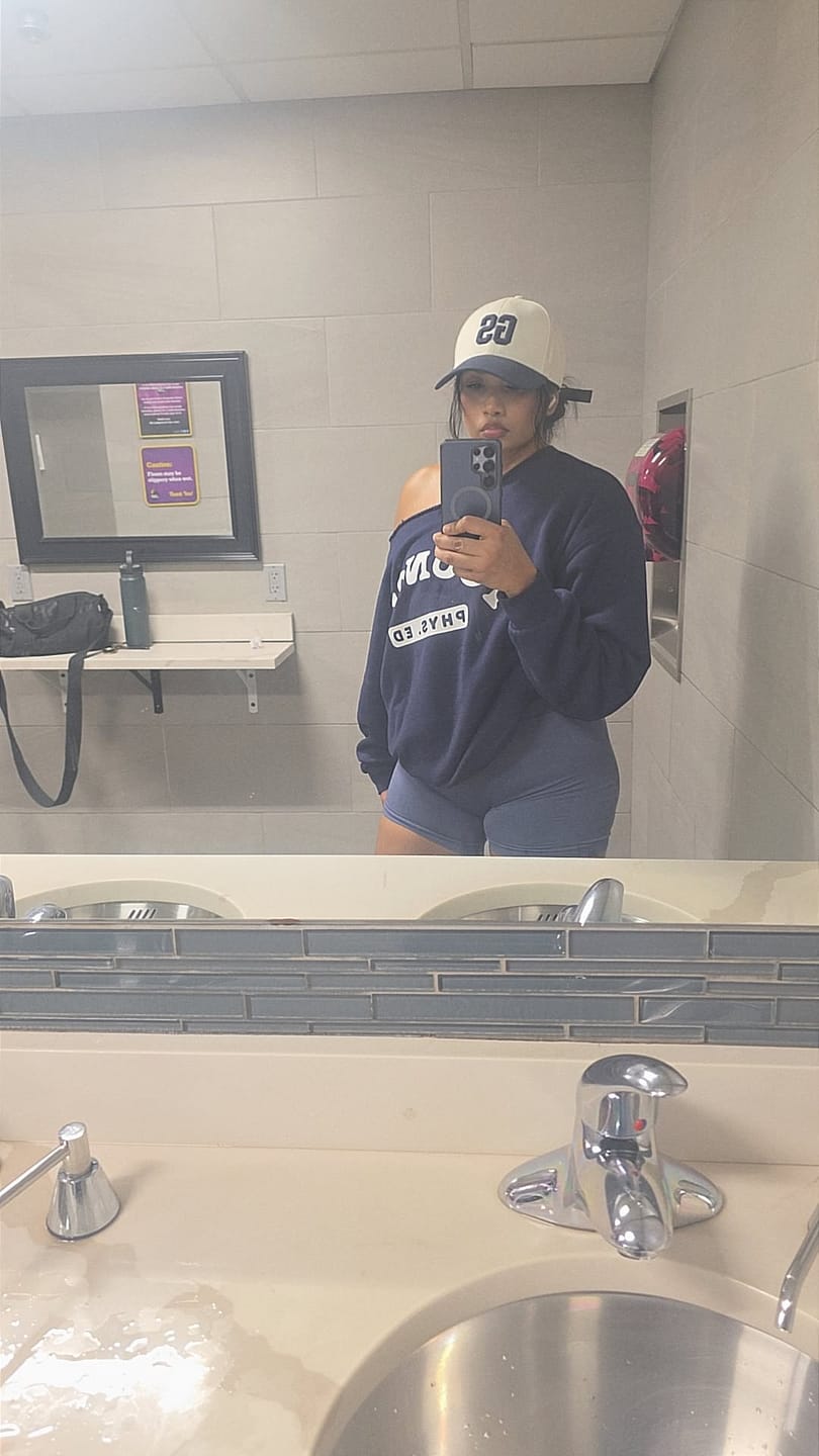 Customer photo review of W5198 - P.E. Crewneck