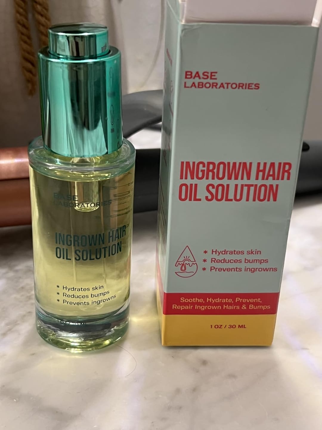 Customer photo review of Ingrown Hair Reset Duo