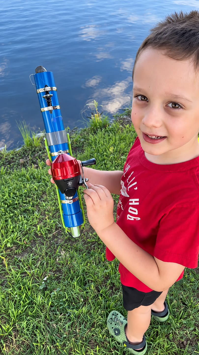 Customer photo review of Catapult fishing rod + reel kit