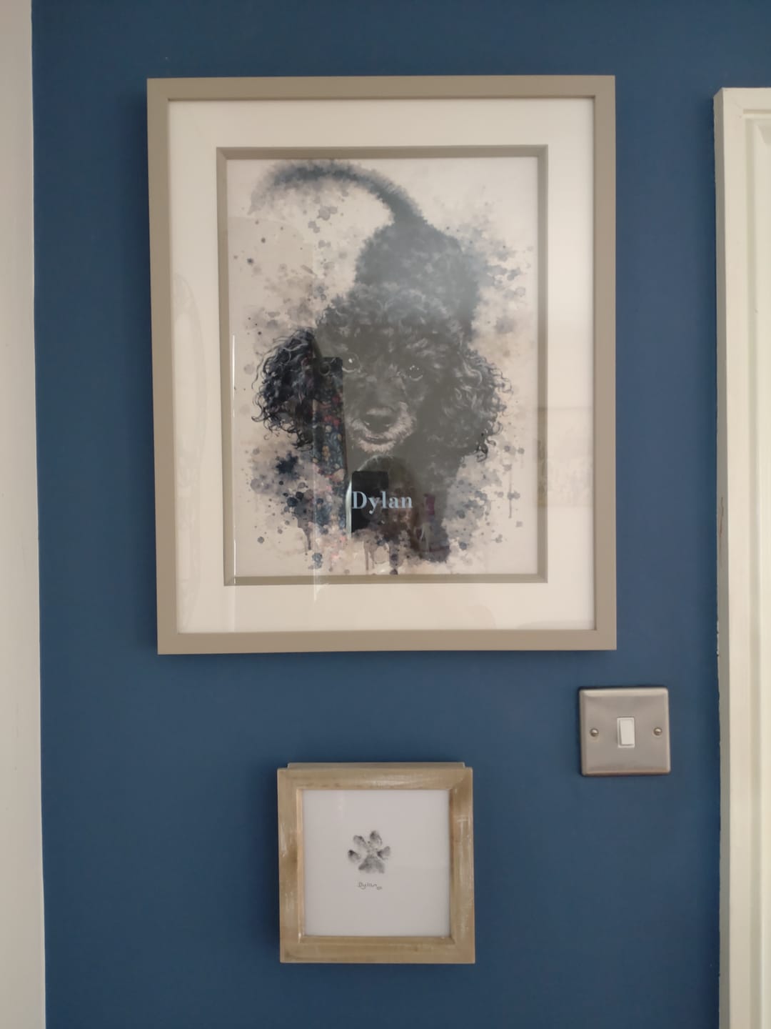 Customer photo review of Watercolour Realistic Portrait - Personalised Poster