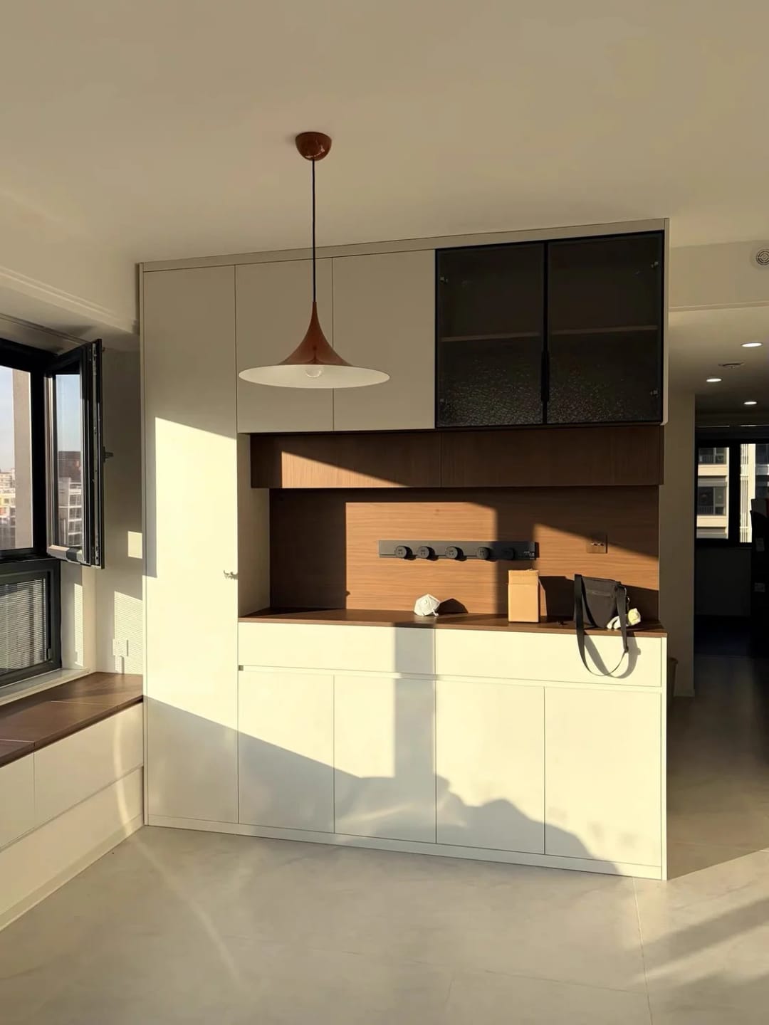 Customer photo review of Semi Pendant Light, Arch Spun Aluminium Shade, E26/E27, Hardwired