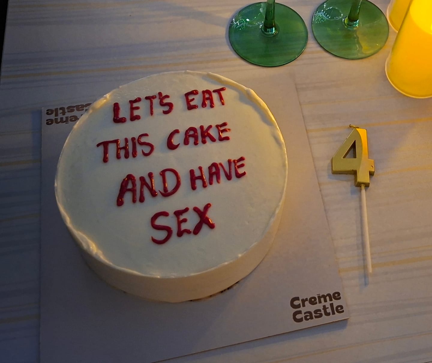 Customer photo review of Seductive Valentine Cake