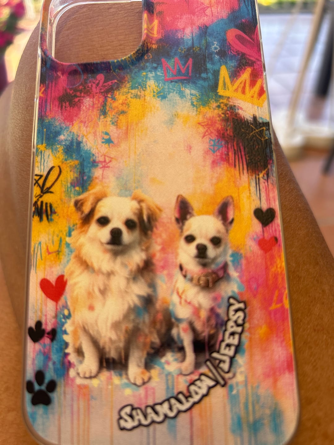 Customer photo review of Graffiti - Coque de téléphone personnalisée