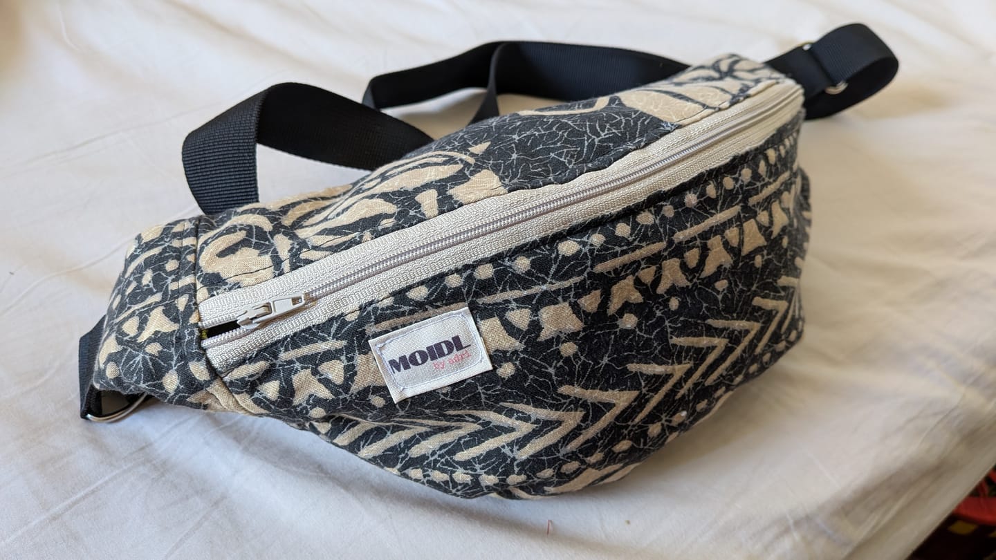 Customer photo review of Large and small Baileigh bag pattern