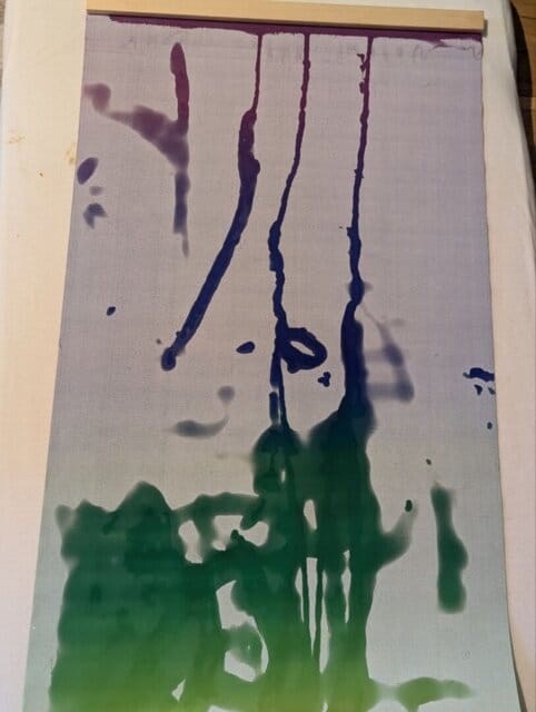 Customer photo review of Magic Drew Colorful Reusable Water Writing Cloth [FREE Water Cup + Brush]
