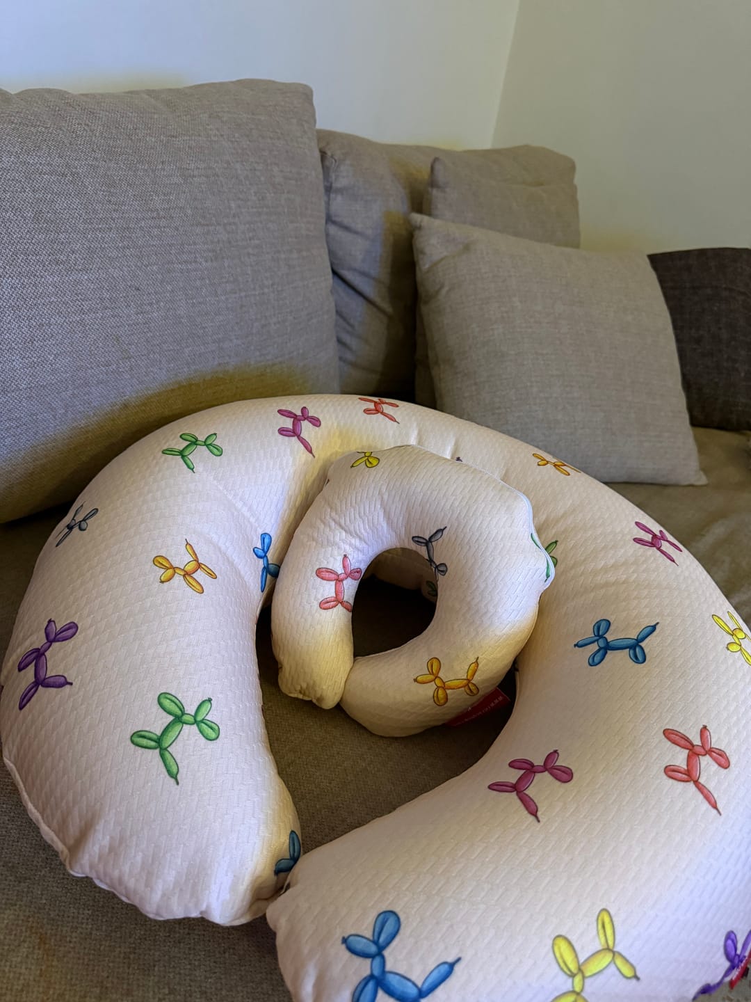 Customer photo review of Ranfalad- 2 in 1 Feeding and Infant Support Pillow