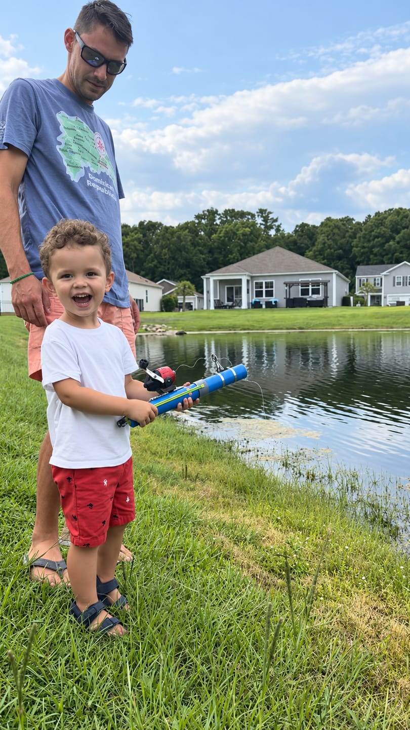 Customer photo review of Catapult fishing rod + reel kit