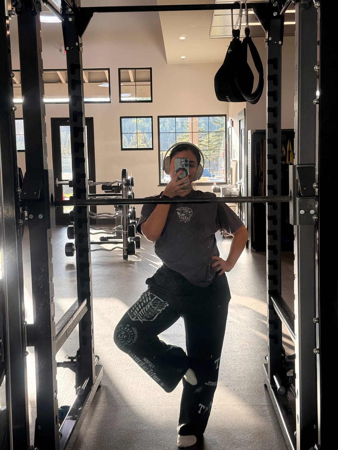Customer photo review of 2128 - AOT©  x YLA Baggy Joggers